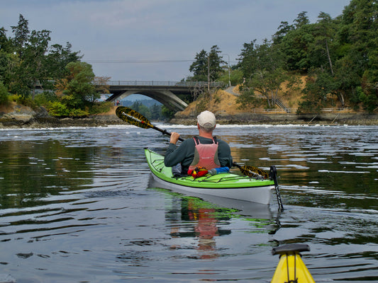 Ocean River Sports to the Gorge Tillicum Bridge Paddle Route