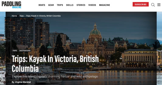 Paddling Magazine Article - Kayaking in Victoria BC