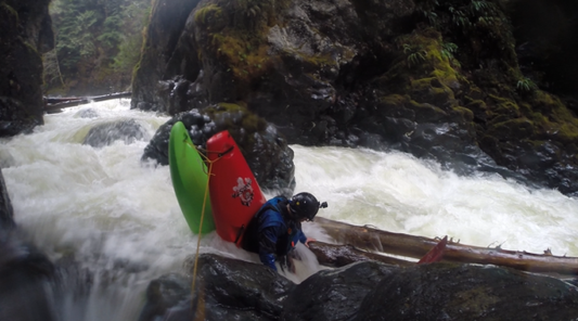Whitewater Kayaking Close Call