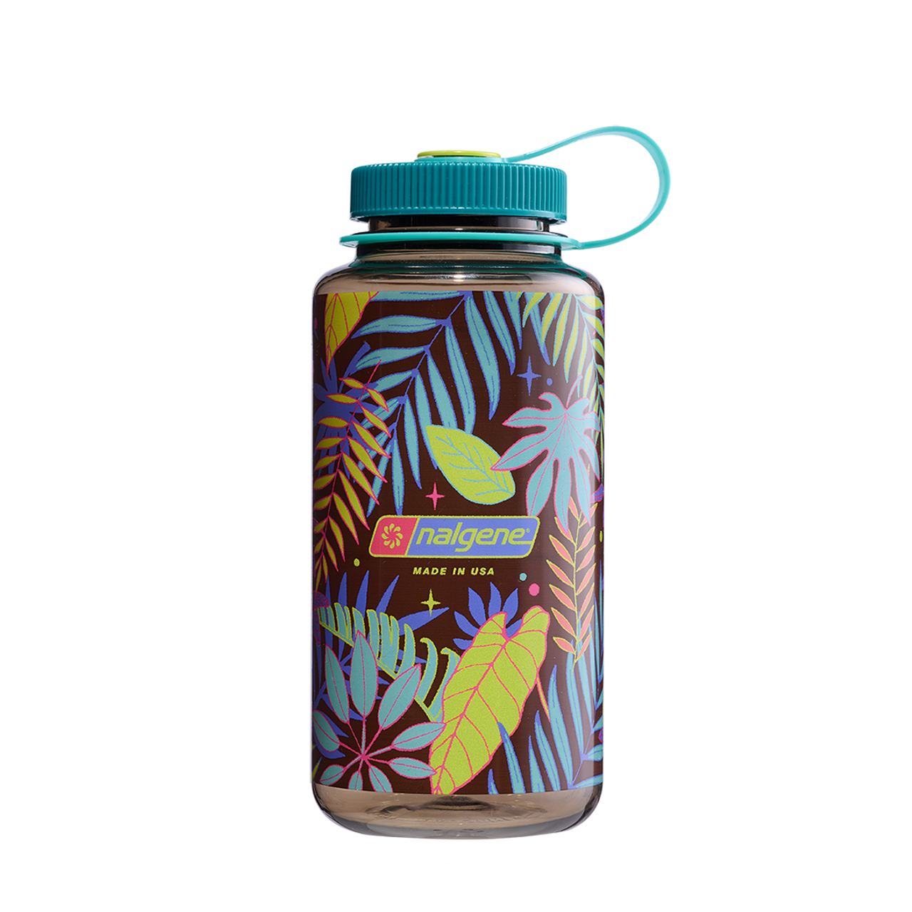 32oz Wide Mouth Bottles - Botanical Print