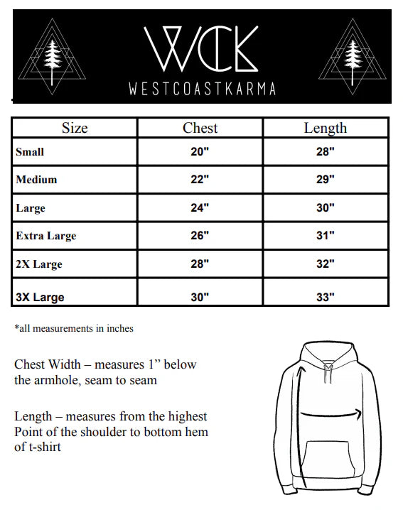 West Coast Karma- Respect The Locals Hoodie Sand