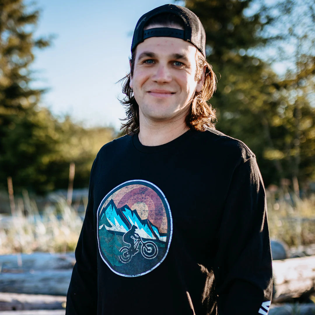 West Coast Karma - Retro Mountain Bike Long Sleeve