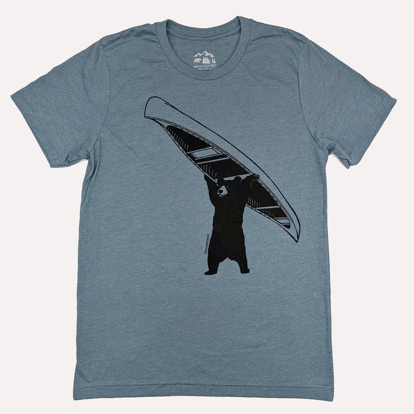 Westcoastees - Adult Unisex Canoehead Graphic Tee