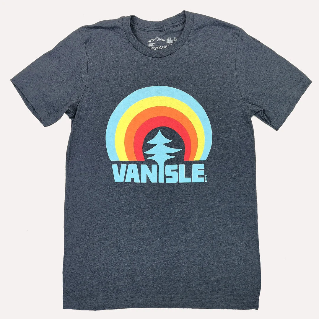 WestCoastees - Adult Unisex Retro Tree T-Shirt
