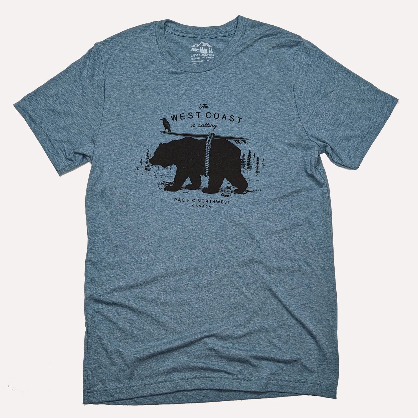 Westcoastees - Adult Unisex West Coast is Calling T-shirt