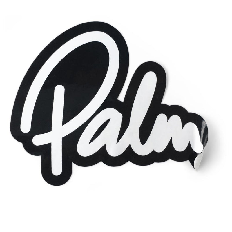 Palm Script Logo Stickers Small