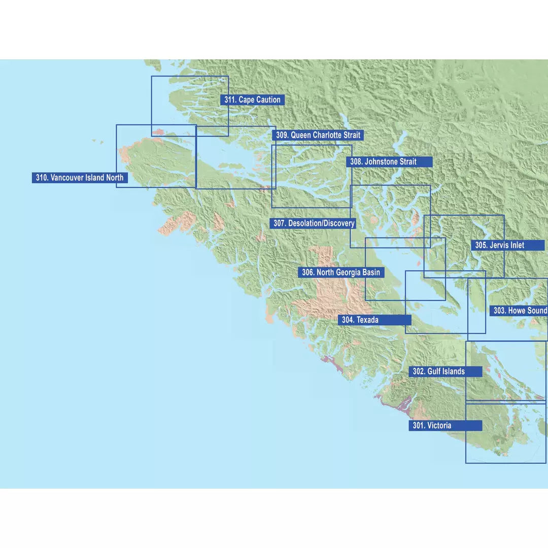 Johnstone Strait Inside Passage Chart Assistant #308