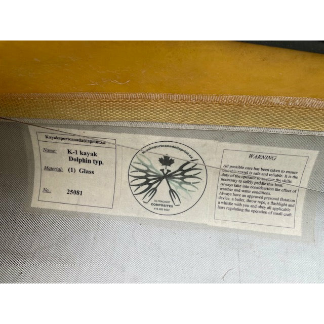 Dolphin K1 Sprint Kayak