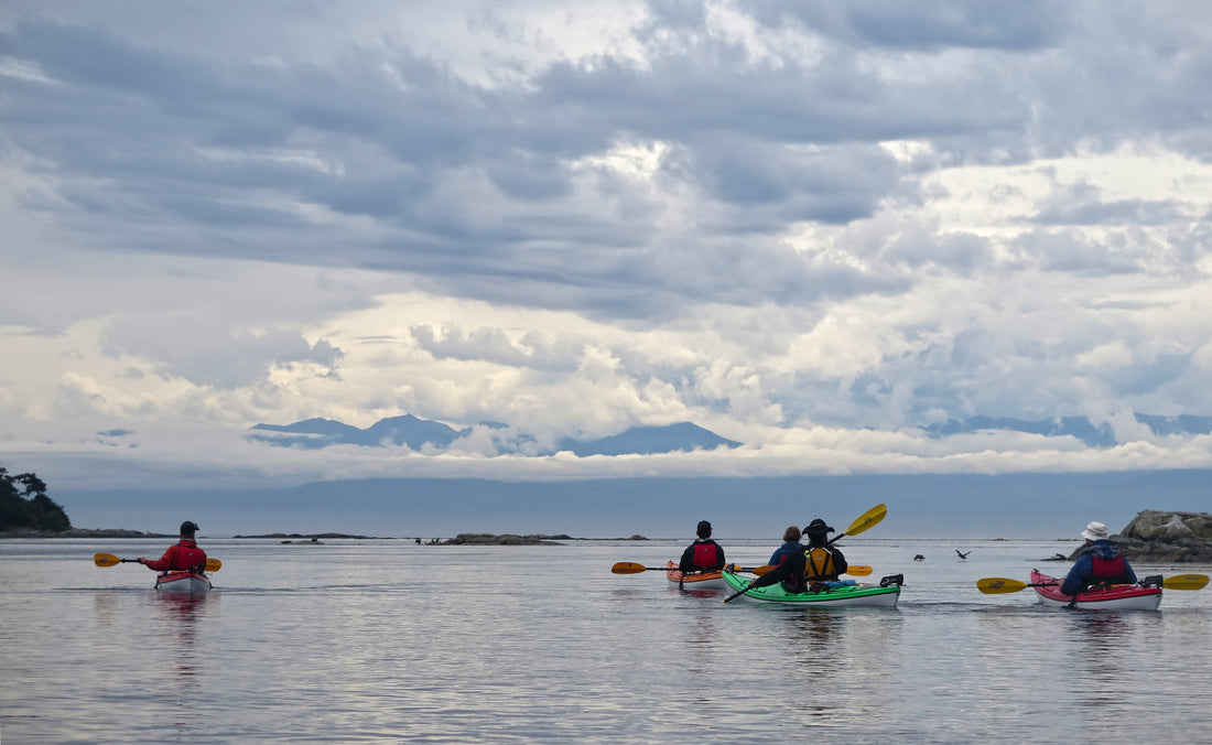 Paddling on Vancouver Island