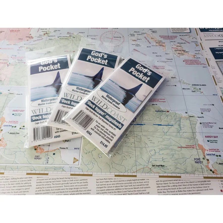 Wild Coast Publishing 243 God's Pocket Kayaking and Boating Map