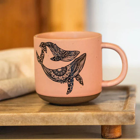 West Coast Karma-Mom and Baby Humpback Whale Mug