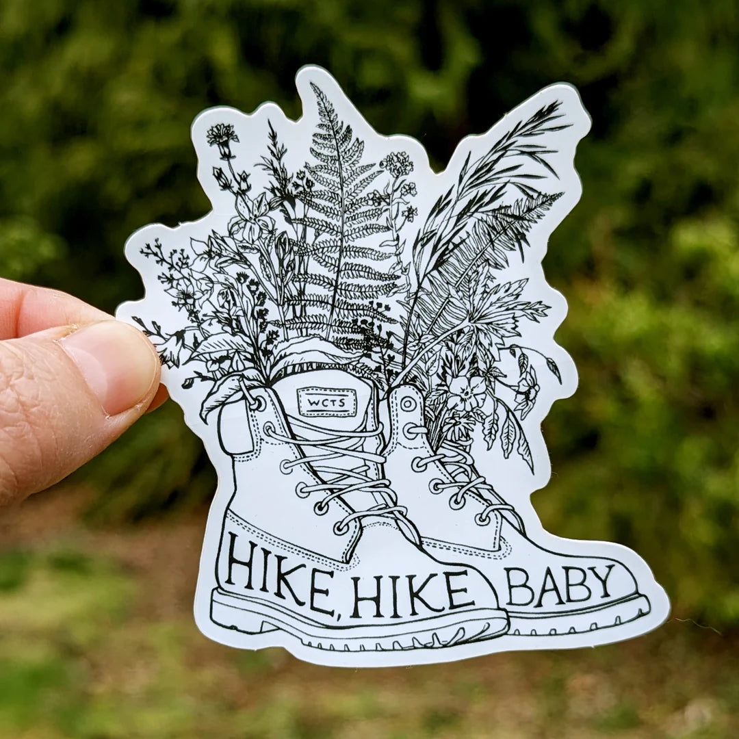 Westcoastees - Hike Hike Baby Sticker