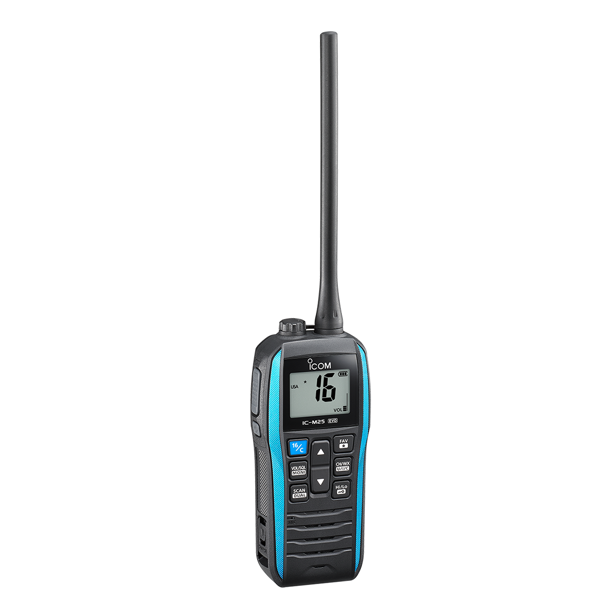 ICOM IC-M25 Evo Handheld marine band transceiver VHF Radio