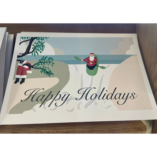 Woodford_illustrate - WW Santa - Gift Card 7x5