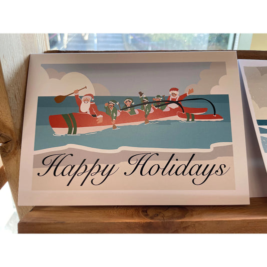 Woodford_illustrate - OC 6 Santa and Mrs Claus - Gift Card 7x5