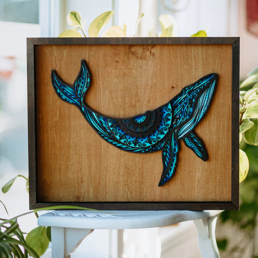 West Coast Karma-Humpback Whale 3D Art