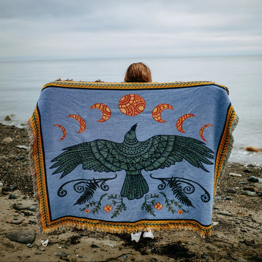 West Coast Karma- Woven Blanket