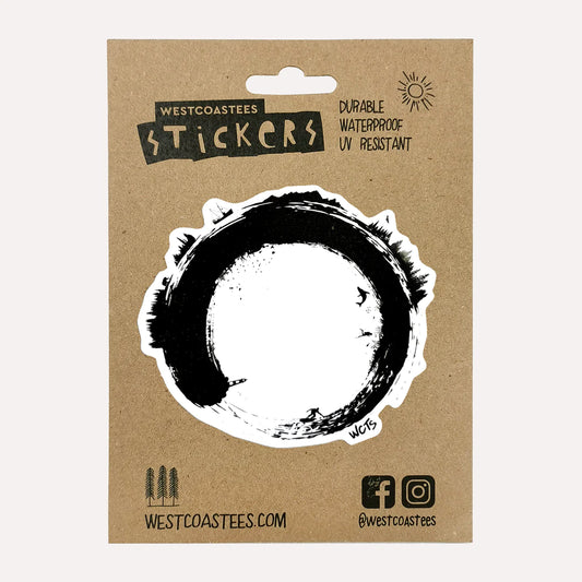 Westcoastees - Zen Circle Sticker
