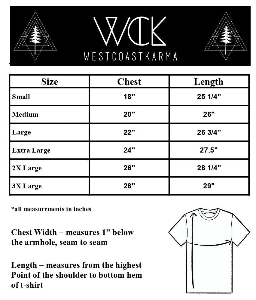 West Coast Karma-Floral Orca Relaxed Fit Tee