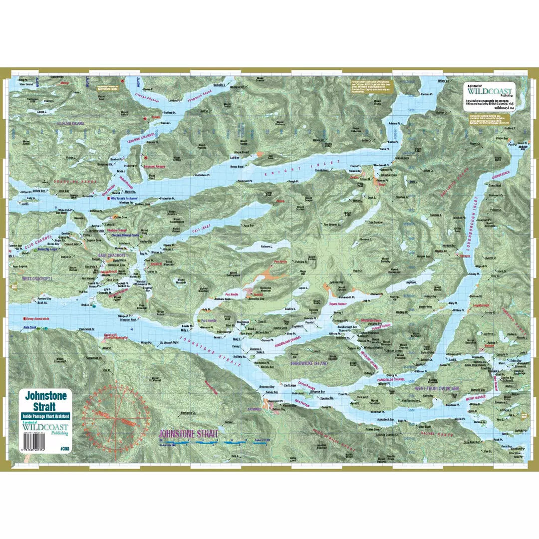 Johnstone Strait Inside Passage Chart Assistant #308 – Ocean River Sports